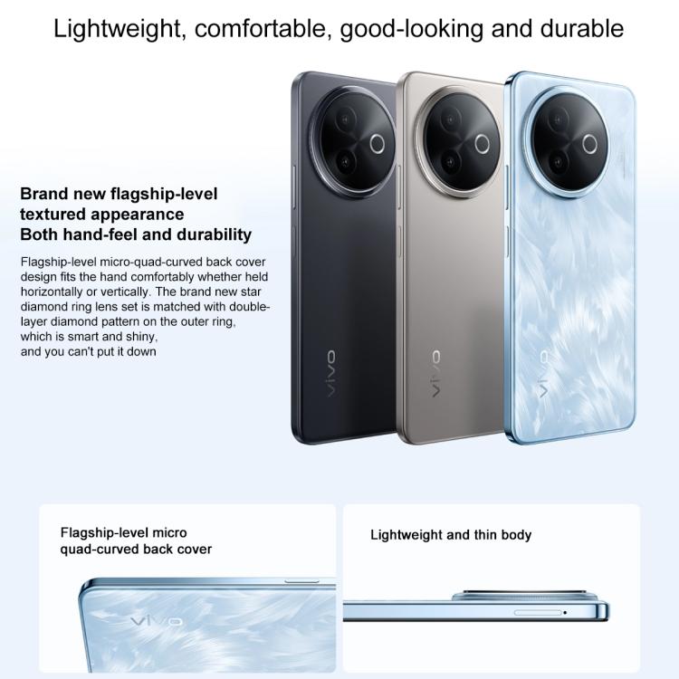 vivo Y300i, 8GB+256GB, Face ID / Side Fingerprint, 6.68 inch Android 15 OriginOS 5 Snapdragon 4 Gen 2 Octa Core, OTG, NFC, Network: 5G, 8GB+256GB vivo Y300i, 8GB+256GB, Face ID / Side Fingerprint, 6.68 inch Android 15 OriginOS 5 Snapdragon 4 Gen 2 Octa Core, OTG, NFC, Network: 5G, 8GB+256GB
